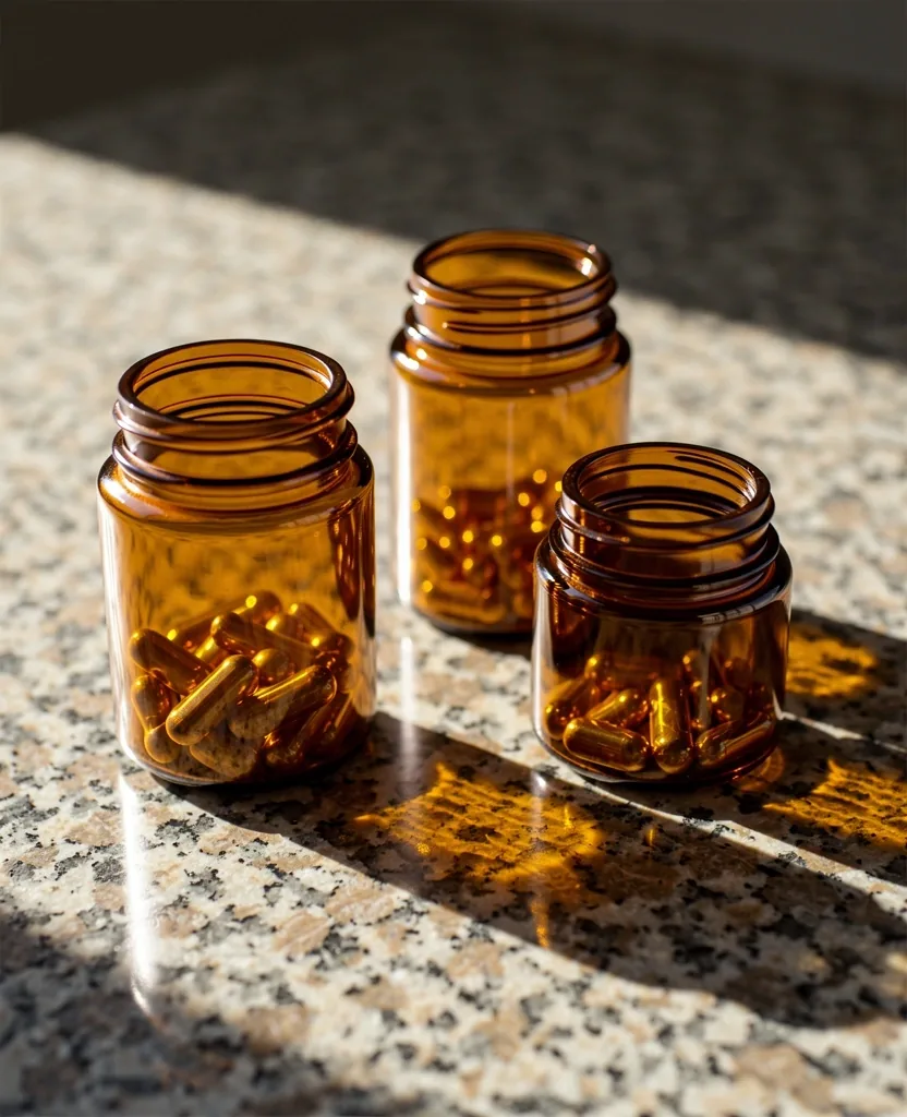 Apothecary glass texture